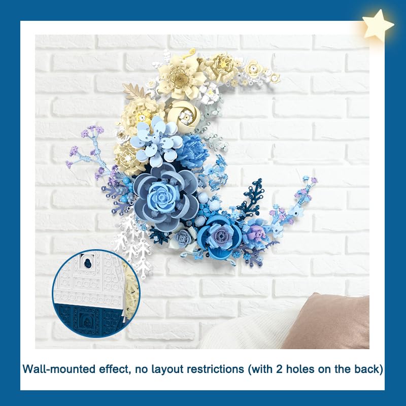 LIKLIKLINK Moon Flowers Building Blocks Set - Image 3