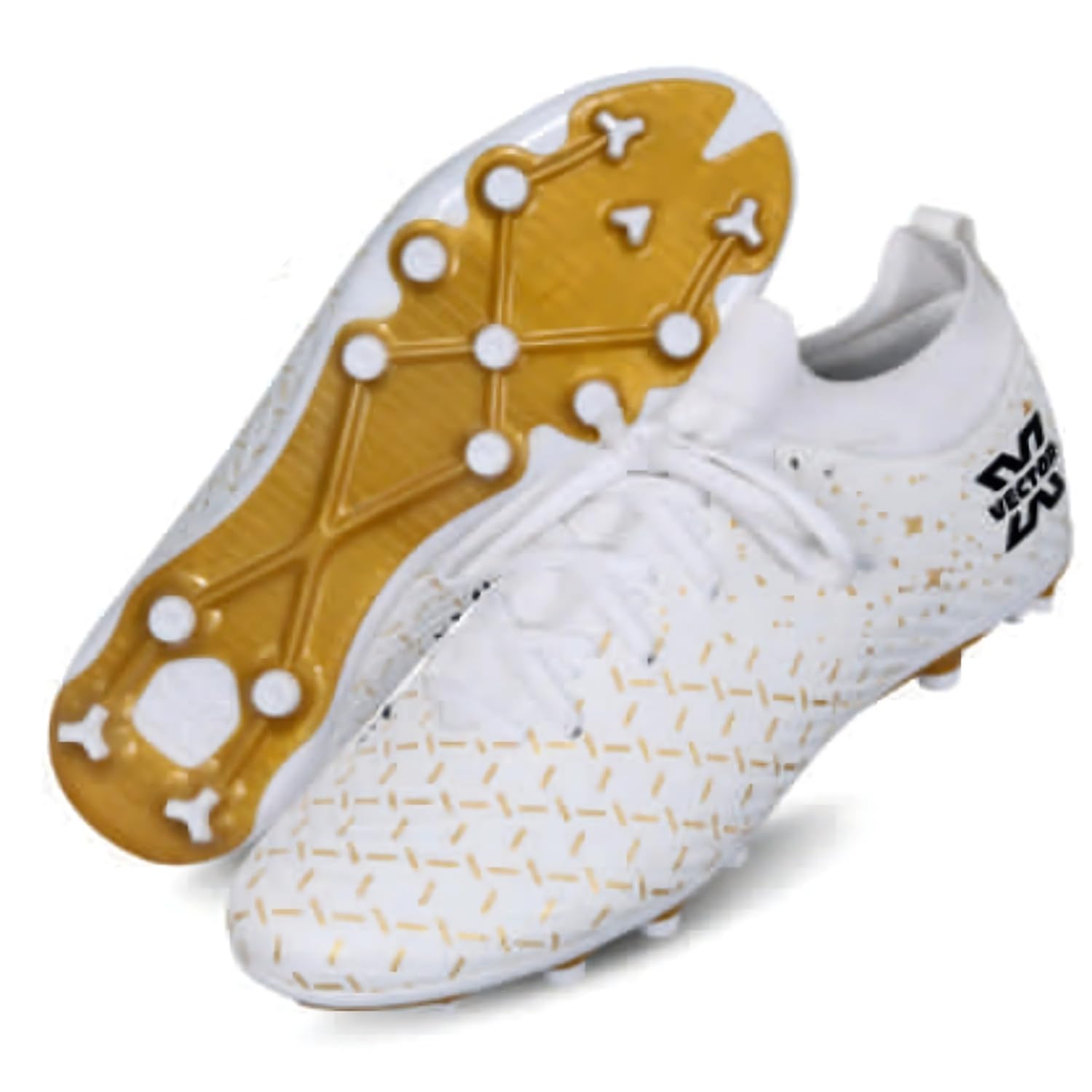 vector x Starlight Football Shoes – Lightweight Outdoor Cleats for Firm Ground Play with Superior Grip, Comfort & Durable TPU Stud Sole-picture-12