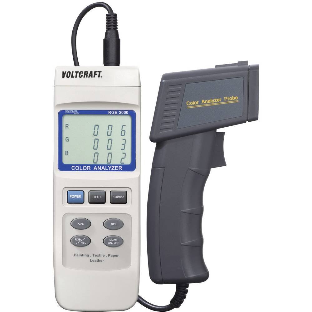 VOLTCRAFT® RGB-2000 Analizzatore di colore e dello spettro