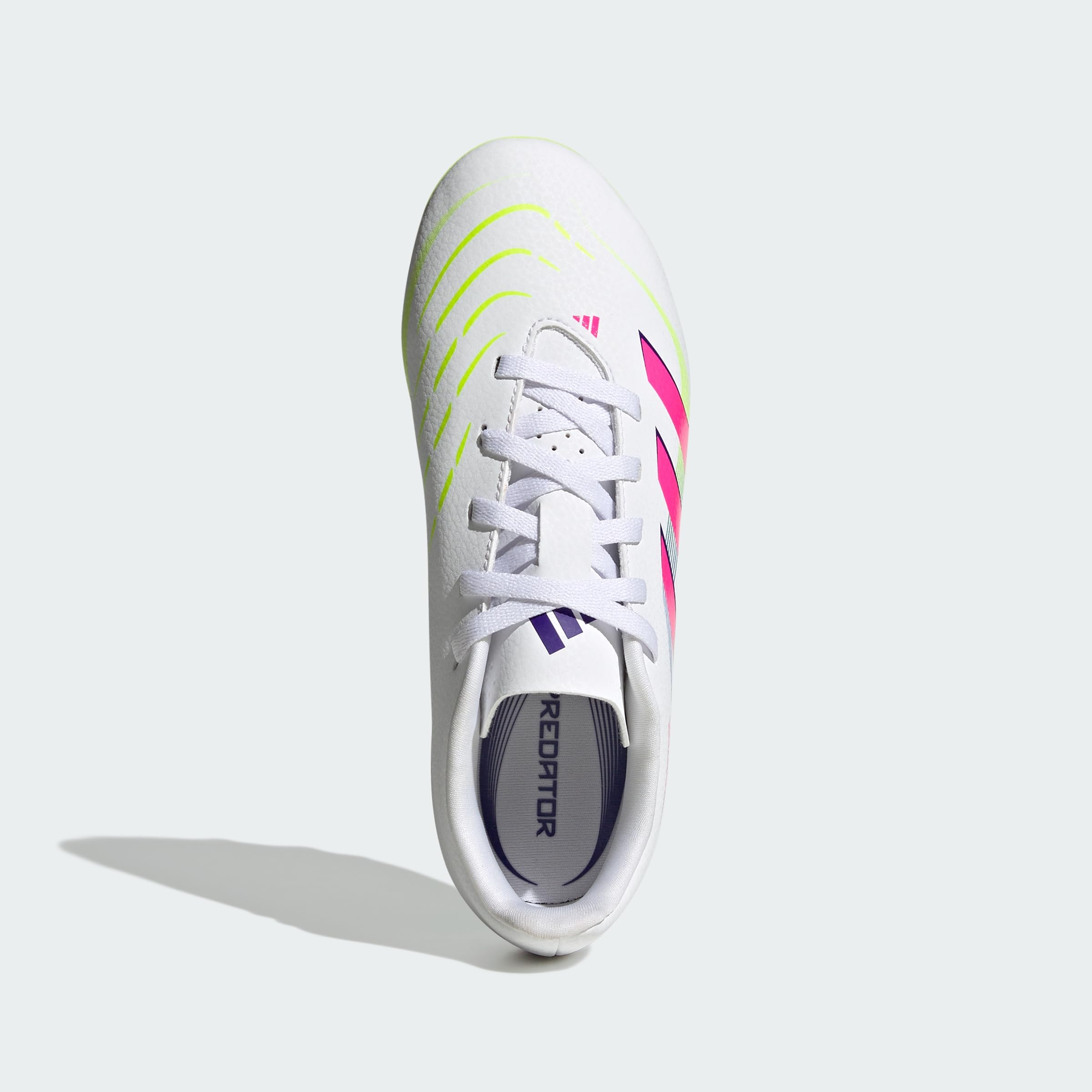 adidas Performance Predator Club FG Celestial Victory Kids Weiß weissrosagelb – Bild 3
