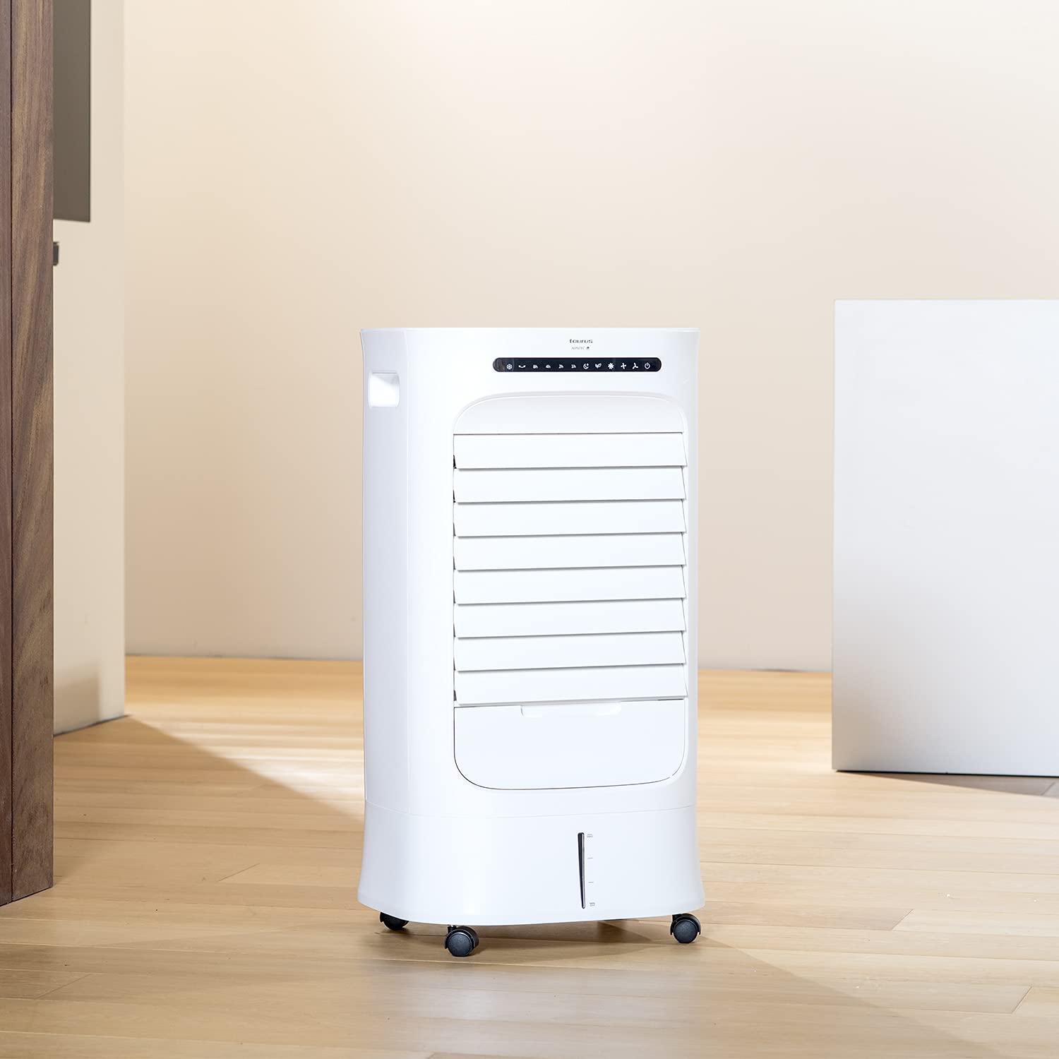 Taurus Snowfield Ultra - Climatizzatore evaporativo, condizionatore d'aria portatile, ventila, raffredda, umidifica, 3 velocità, 3 modalità, timer, bianco