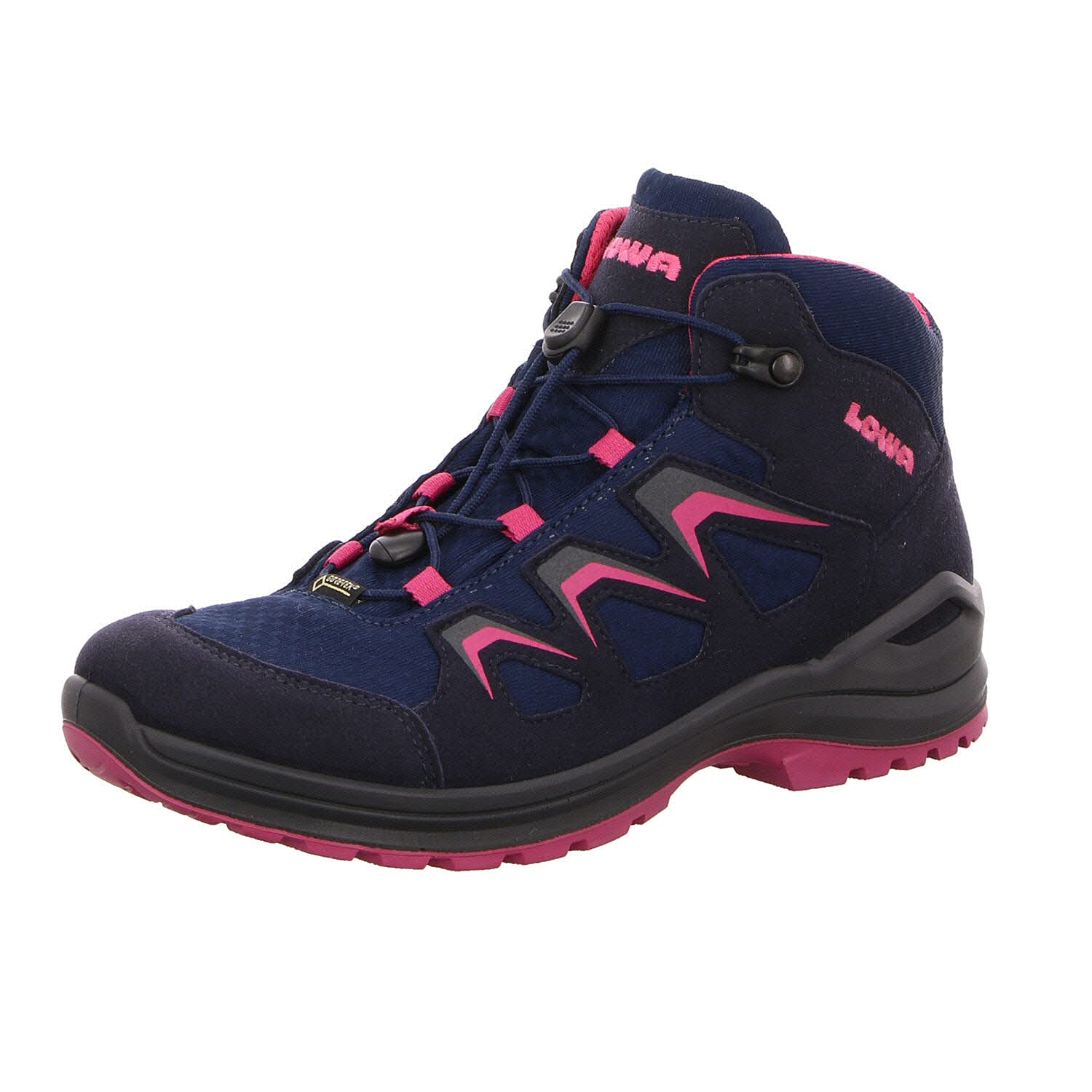 LOWA Kid 350126 6951 Innox EVO GTX QC Junior Chaussures Bleu - Chaussures imperméables pour enfants - Outdoor et randonn