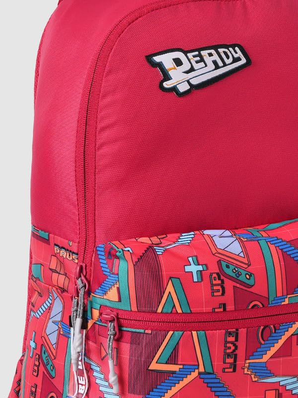 Image of Wiki Stylish Unisex Backpack Pack Durable & Lightweight backpack for Men & Women | Backpack for Office, Gym, Travel (18.5 Litre, Red)