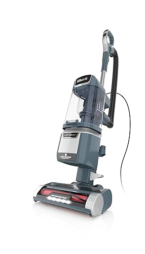 Shark Anti Hair Wrap Plus Upright Corded Pet Vacuum, 2.5L, Powered Lift-Away, Anti-Allergen Seal, Hard Floor & Carpet Mode, 750W, 8m Cord, Multi-Surface & Pet Hair Tools, Smoky Grey, NZ780UKT - XL with Pet Power Brush