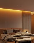 Blanc chaud Flexible LED Strip Light Waterproof avec adaptateur de puissance, 12V 5M | 5050 SMD 300 Led PCB Noir pour la maison,Cuisine,Sous Cabinet,Lumière de décoration de soirée d'étage 16.4Ft