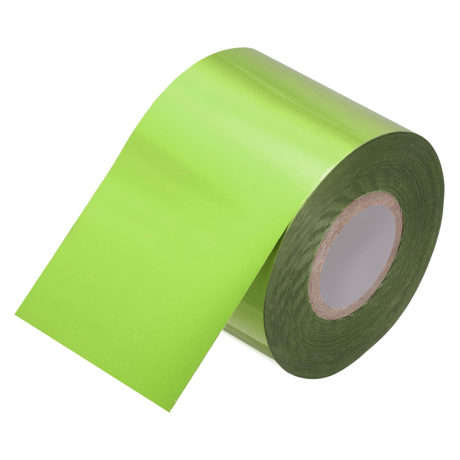 PATIKIL 2" x400Ft Hot Stamping Foil Paper,Heat Transfer Hot Stamping Paper Foil Roll for Leather DIY Logo Decor Craft Card Package Scrapbook,Matt Green โ image 1