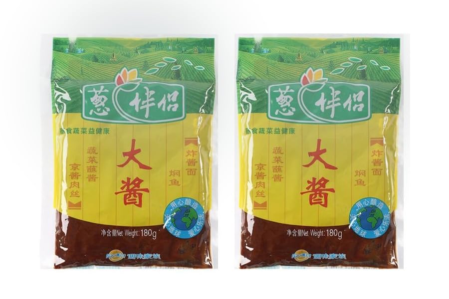 2 Pack of 180 g CBL Soy Bean Sauce (蔥伴侶大醬180g *2)