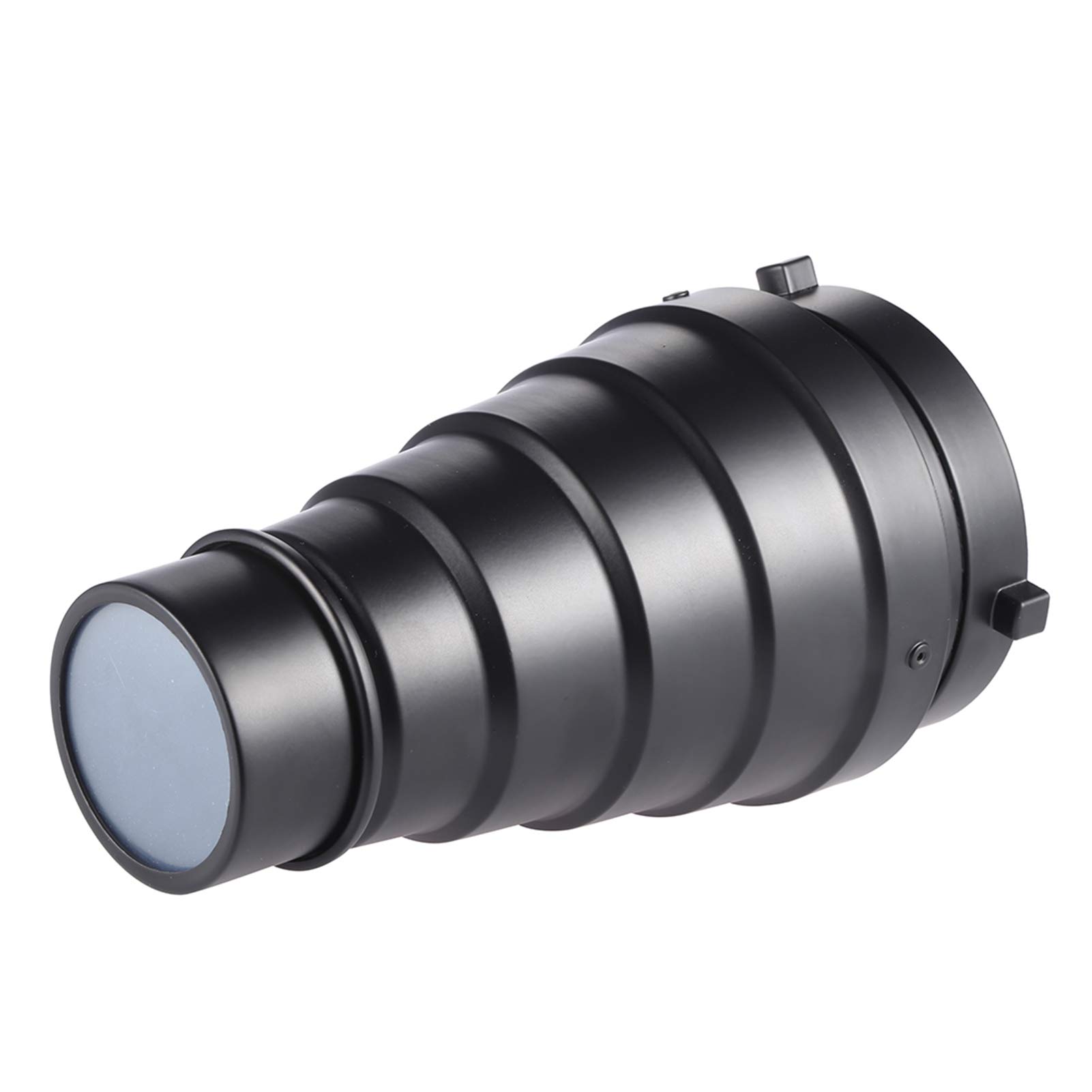 Matybobe Snoot conique en métal avec grille en nid d'abeille 5 pièces Kit de filtres de couleur pour Bowens Mount Studio Strobe Monolight Photographie Flash