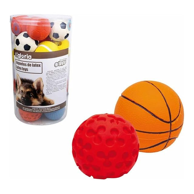 Foto 2 de 2 de GLORIA Bote Juguetes Latex Pelotas Sport 18UNDS