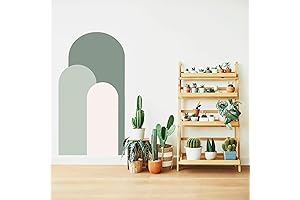 Sunrise Modern Arch Wall Decal: Boho Wall Decor for a Chic Space