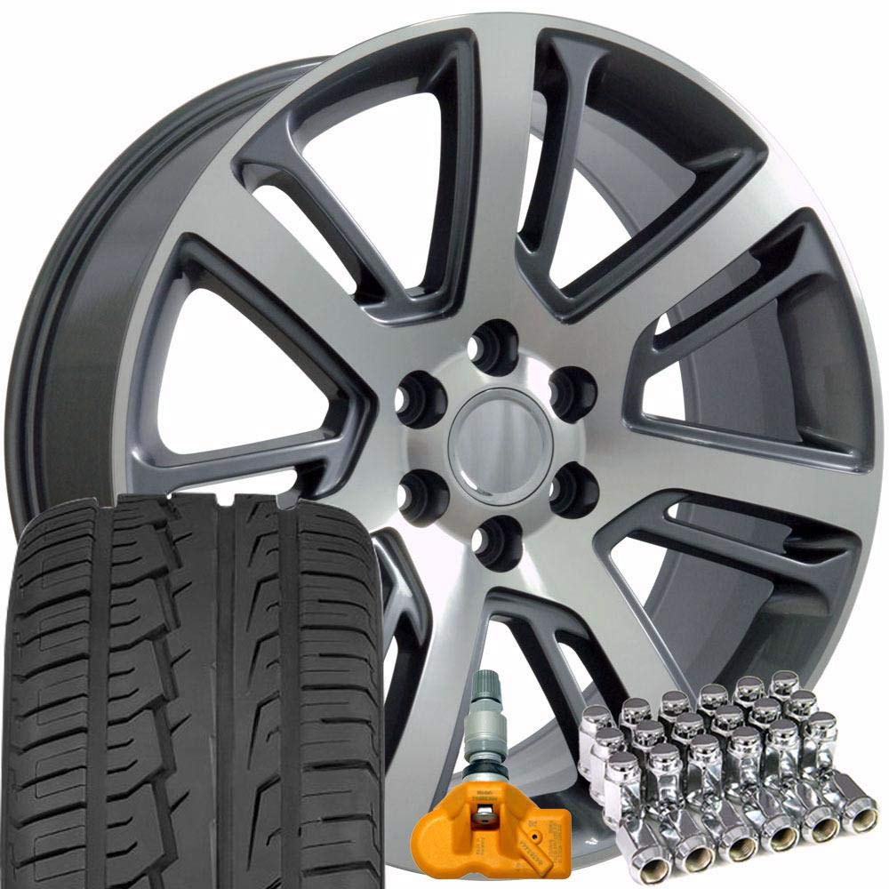 Buy OE Wheels LLC 22 Inch Fit Cadillac Escalade Chevy Silverado Tahoe