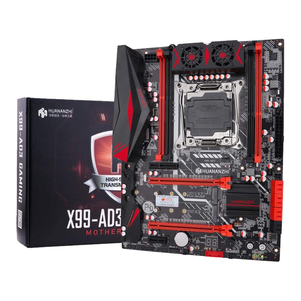 HUANANZHI X99 Motherboard with M.2 NVME NGFF Slot LGA2011-3 DDR3 4 Channel 4USB3.0 6SATA3.0 Ports