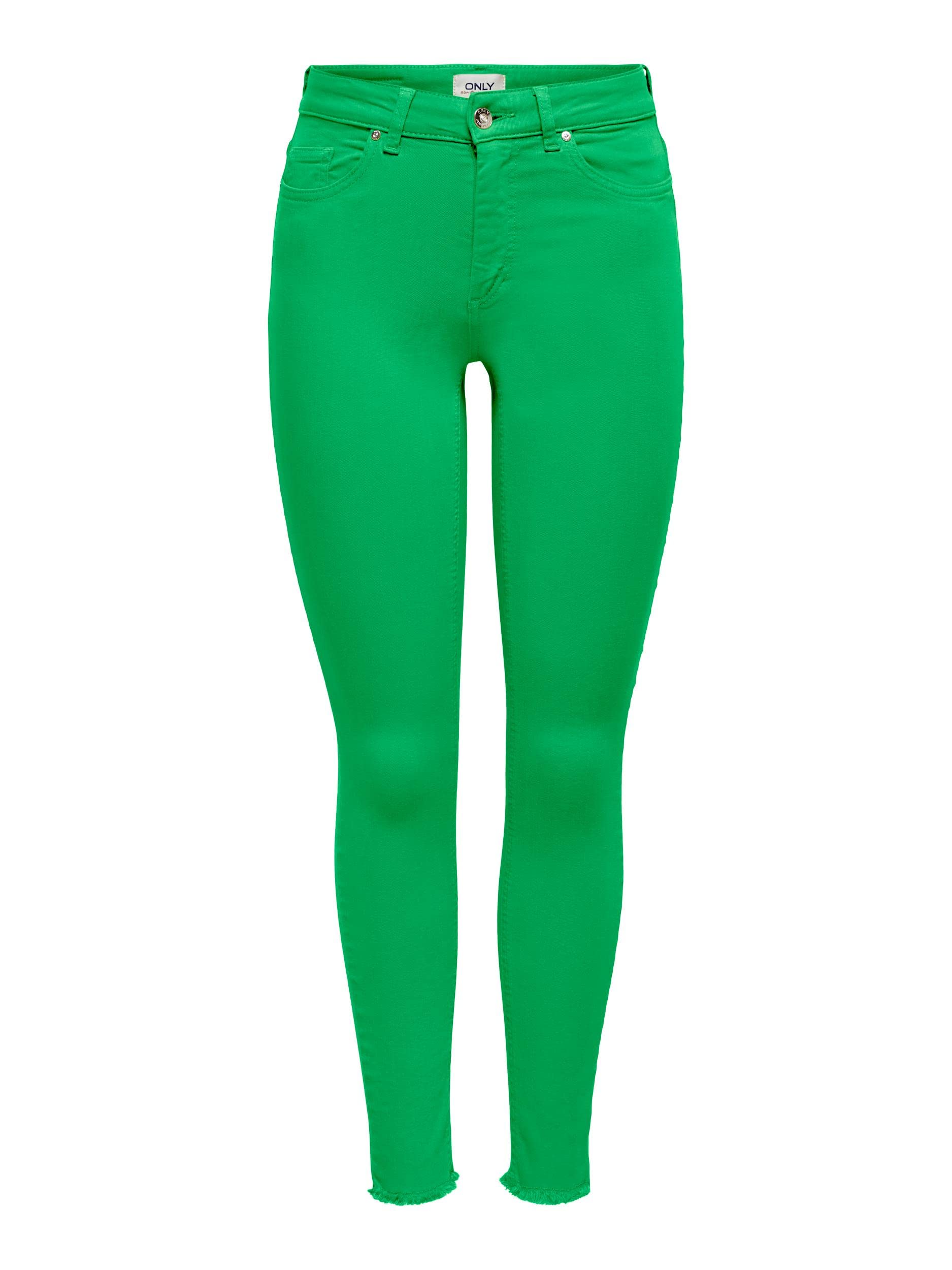 ONLBLUSH MID SK ANK RAW COL PNT Pantolon Kadın