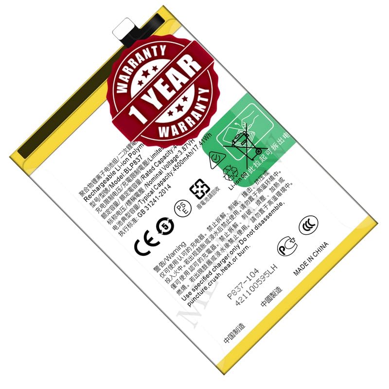Image of Original BLP837 Battery Compatible for Realme 8 Pro (RMX3081) - (4500mAh) - 1 Year Warranty JK1