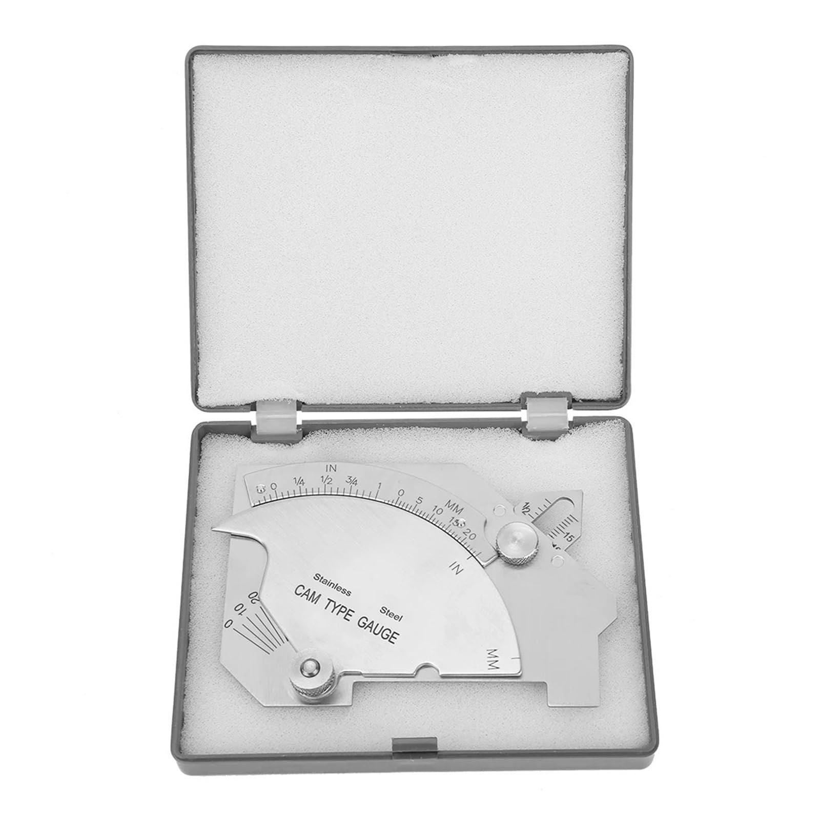 Weld Gauge Seam Inspection Ruler Bridge Degree Angle Welding Gage Stainless Steel Measure Tool
