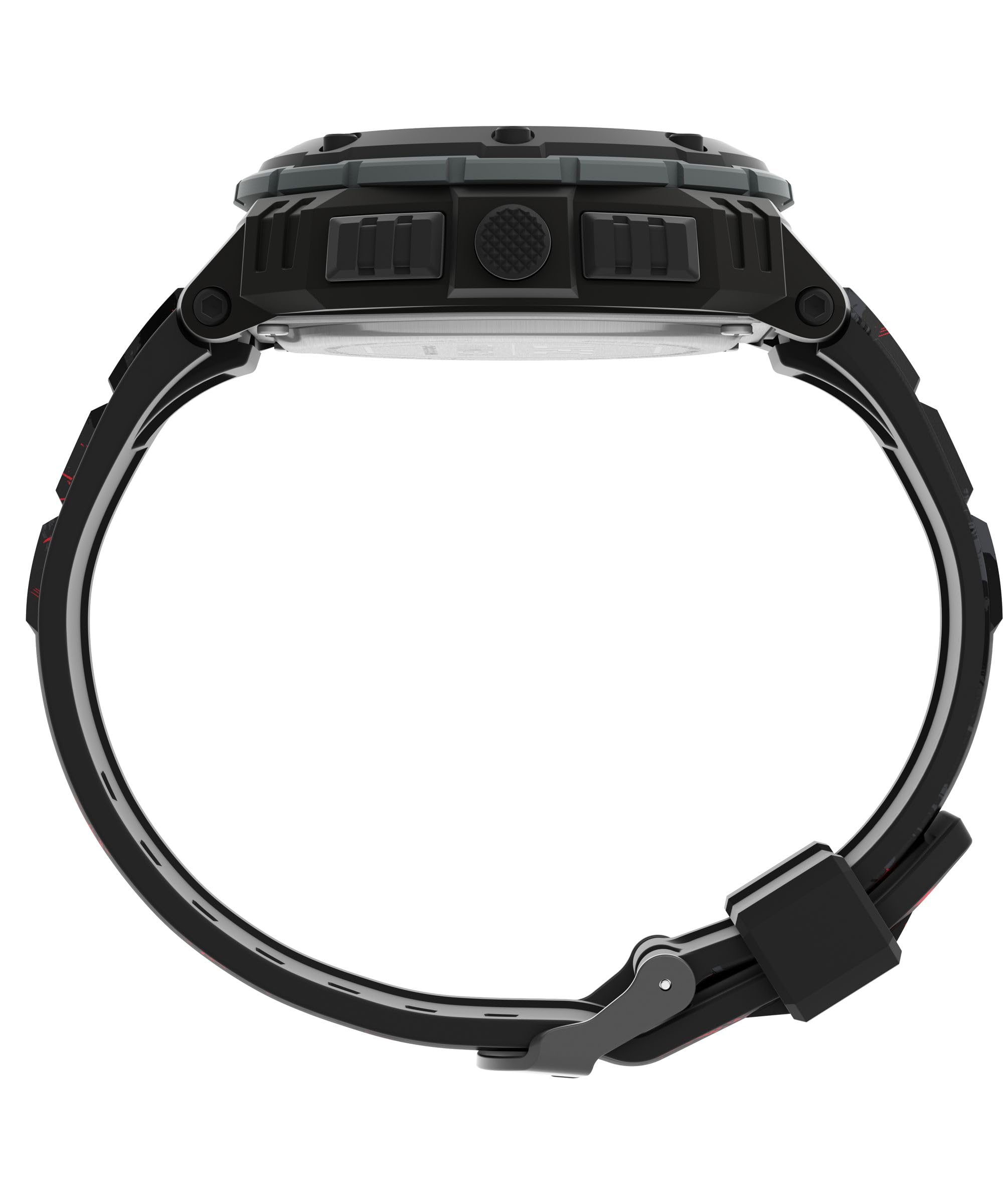 Timex UFC Strength Shock XL zegarek męski 50mm czarny gumowy pasek TW2V85100