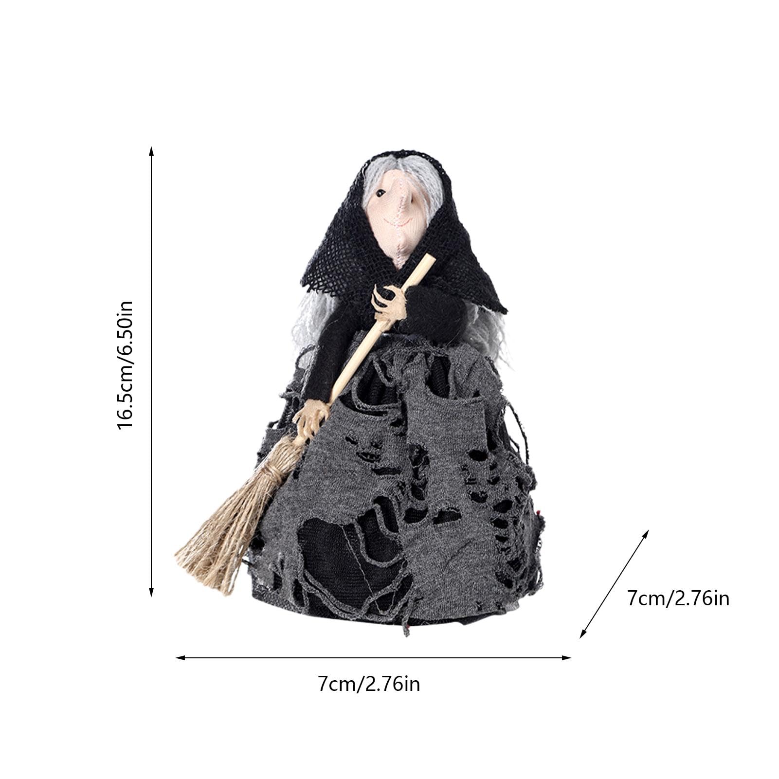 Amazon.co.jp: Dtharen ほうきに乗った魔女のハロウィーン人形