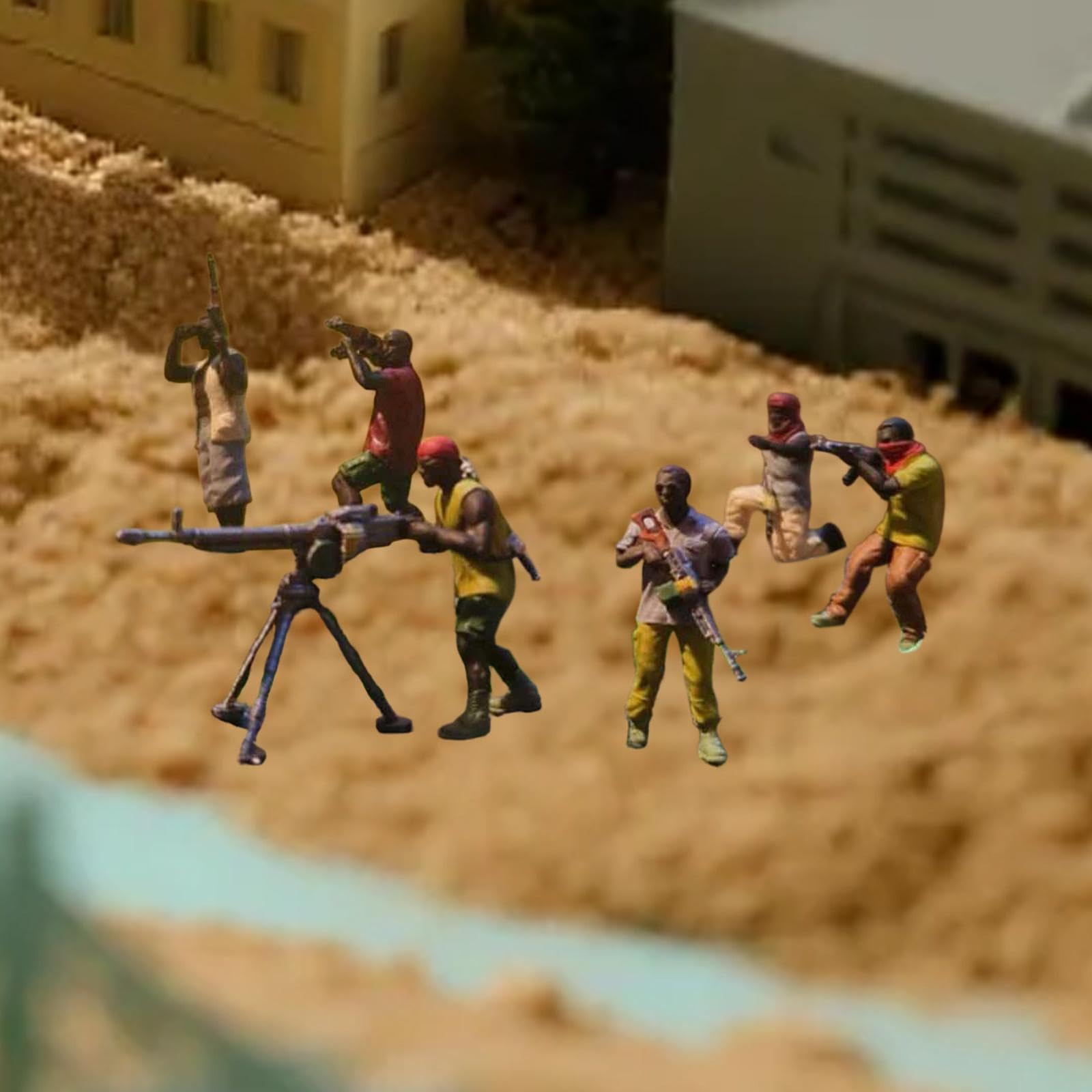 Miniature Resina 1:64 Per Giochi Di Ruolo,Senza barca