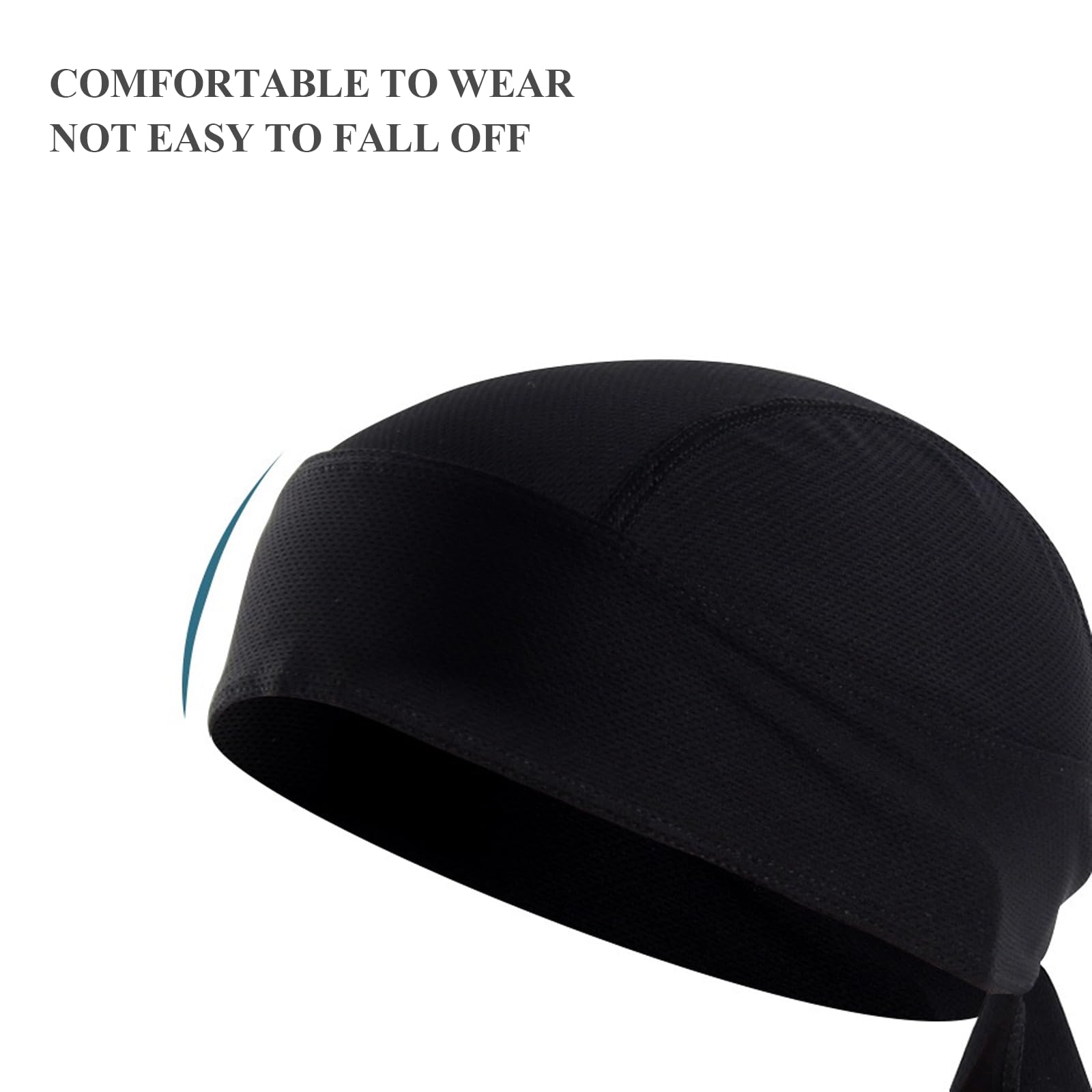 2 Stück Sport Bandana Cap, Schnell-trocknend Kopftuch Hat Herren, Atmungsaktive Sommer Kopftücher, Sportkappen im Freien für Joggen Laufen Wandern Berggehen Radfahren Klettern