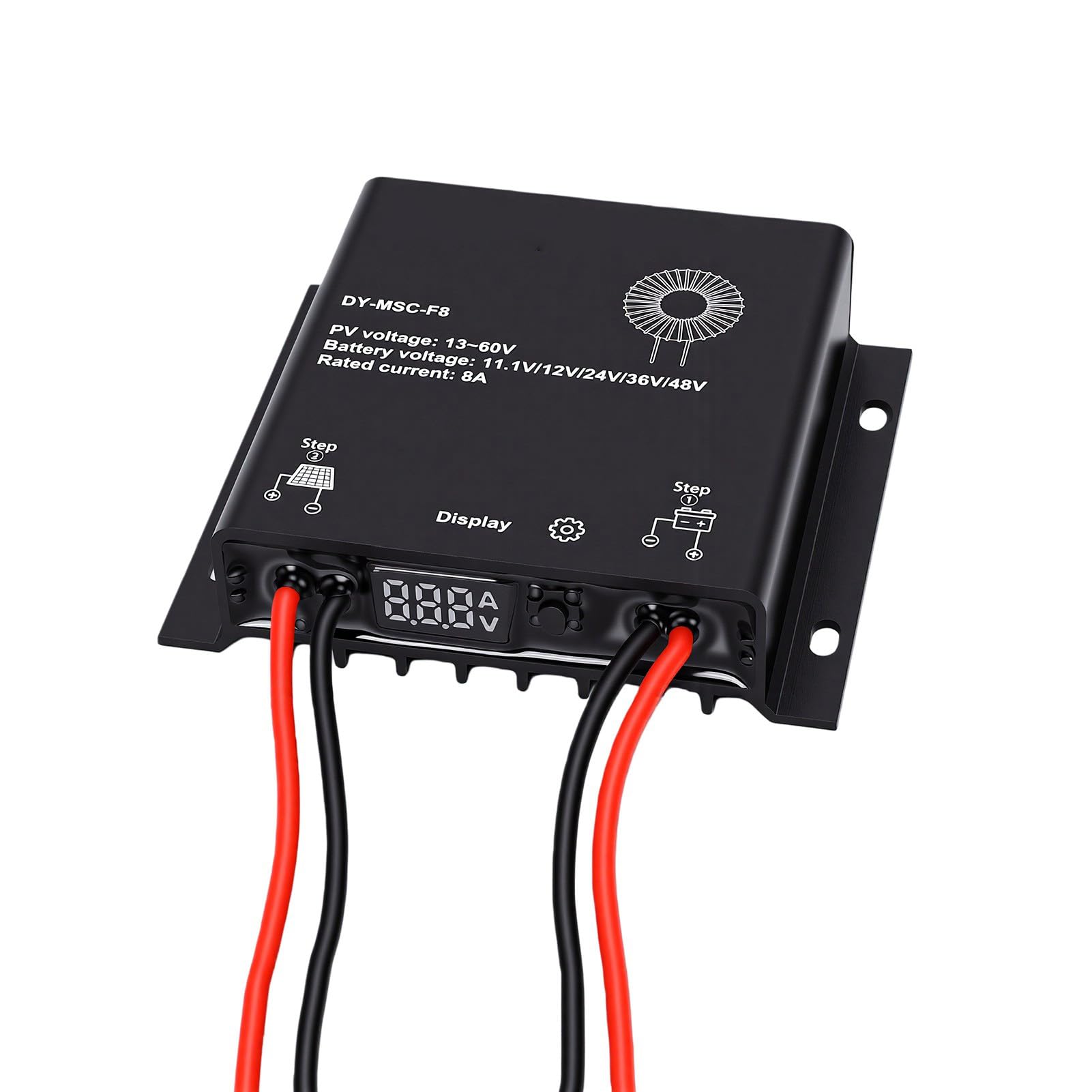 Garosa Regolatore di Carica Solare IP67 MPPT, per Batteria AGM LFP