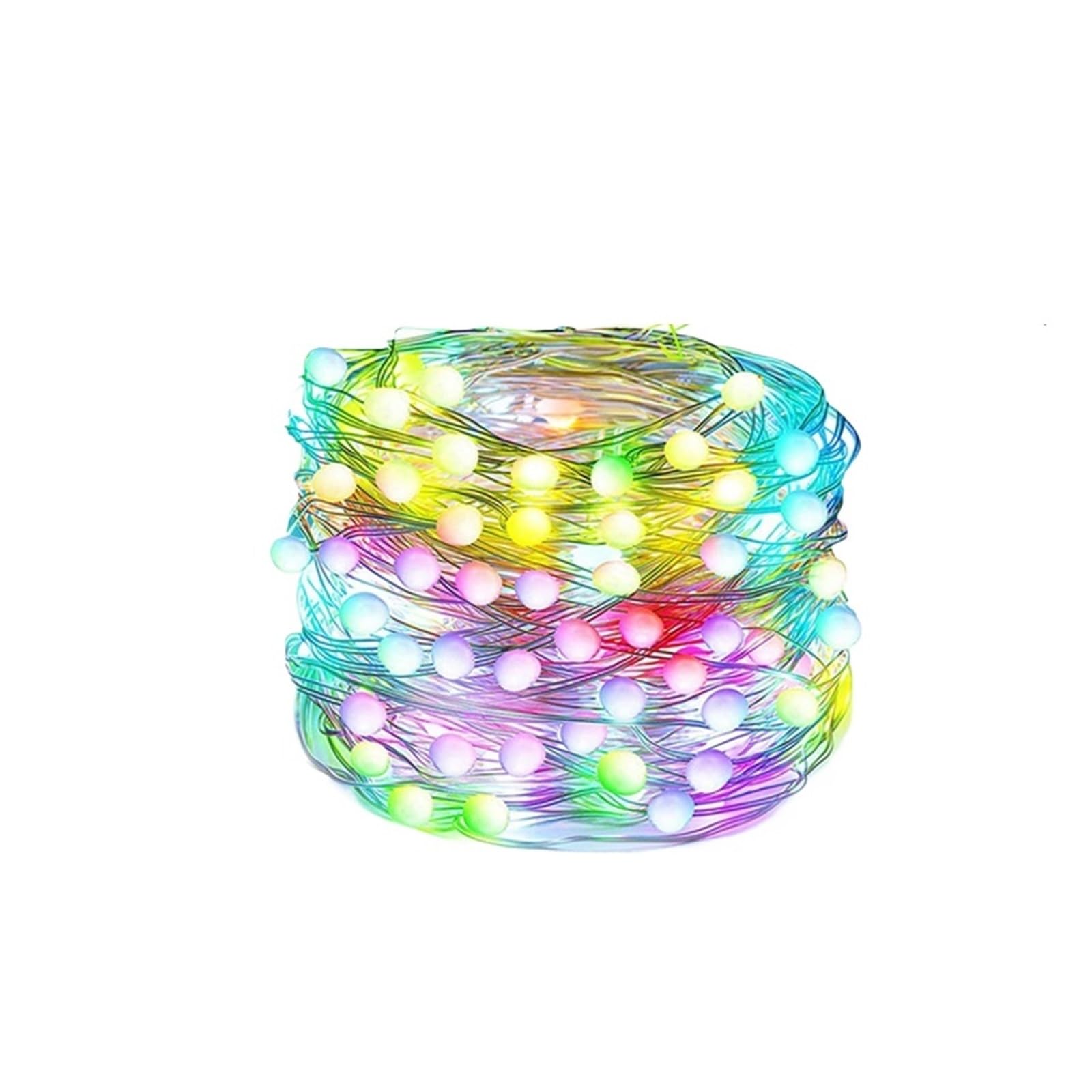 Luci per alberi di Natale, Inteligentne lampki choinkowe, wielokolorowe, choinka, wesele, ogród, dekoracje(20m)