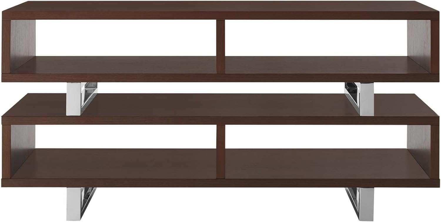 Modway Amble Contemporary Modern 47 Inch TV Stand in Walnut