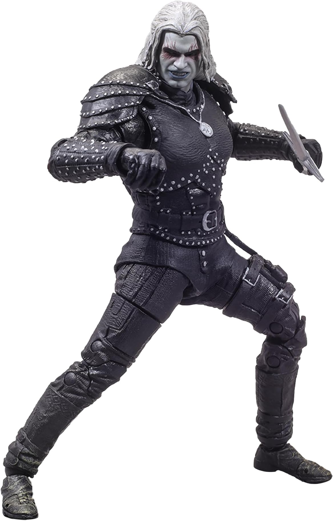 McFarlane TM13807 7 Inch Wave 2 Collectible Figure-Geralt of Rivia Witcher Mode (Season 2 Netflix), Multicolor