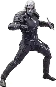 Netflix Boneco de 17,78 cm Geralt de Rivia Witcher Mode (Temporada 2) com acessórios