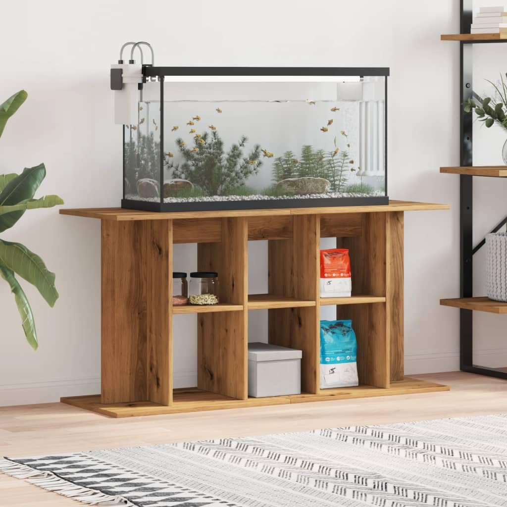 LAPOOH Aquarium Stand Artisan Oak 120x40x60 cm Engineered Wood,Aquarium Stand,Aquarium Floor Cabinet,Aquarium for Secure Stand-857277
