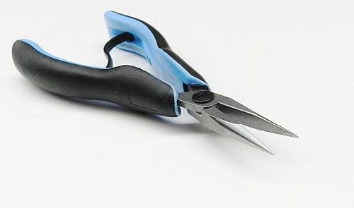 Miniatura 2 de Lindstrom RX7890 Alicates de nariz de mordaza de mandíbula lisa, 6.240 in de longitud, 0.031 in de ancho de punta