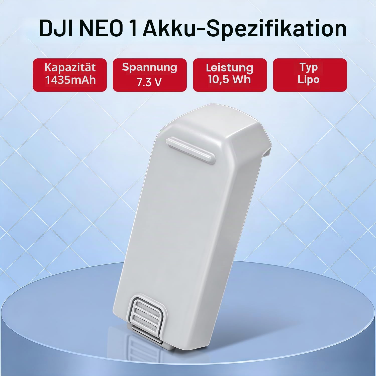 2 Stück Intelligenter NEO Flugakku 1435 mAh Ermöglicht Bis Zu 14–18 Minuten Flugzeit Vollständig Kompatibel mit DJI NEO Akku Drohne