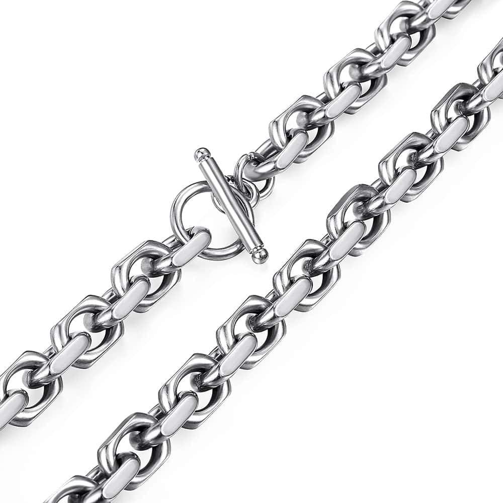 Trendsmax Mens Womens Stainless Steel Necklace Cable Rolo Link Chain 18-26 inch - Image 7