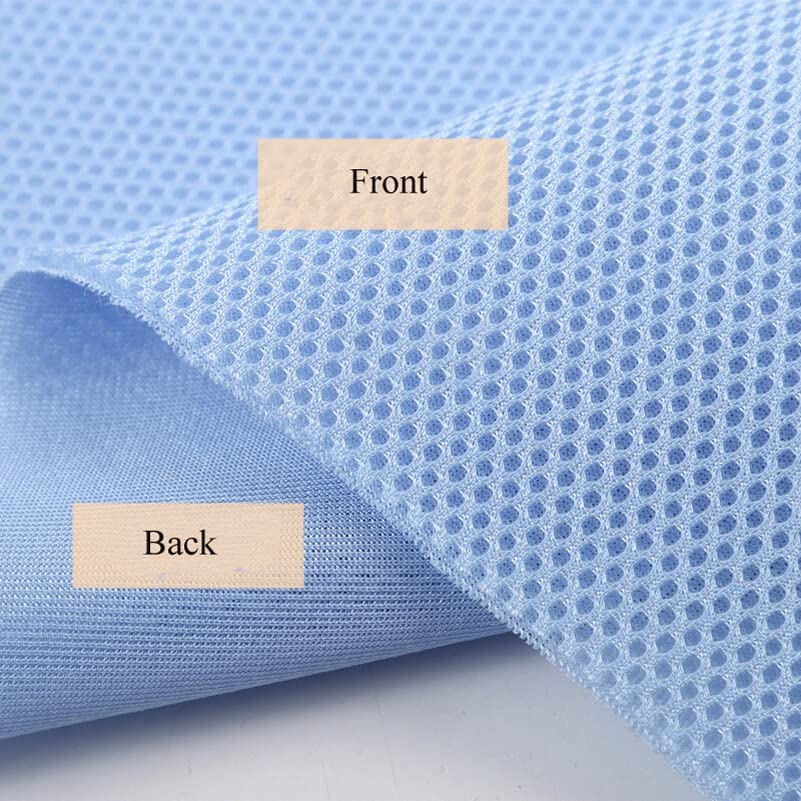 Tissu Maille 3D Respirant – 100% Polyester – 160 Cm De Large – Pour Sacs, Housses Auto, Matelas, Déco – Épaisseur 2-3 Mm – Élastique Et Confortable