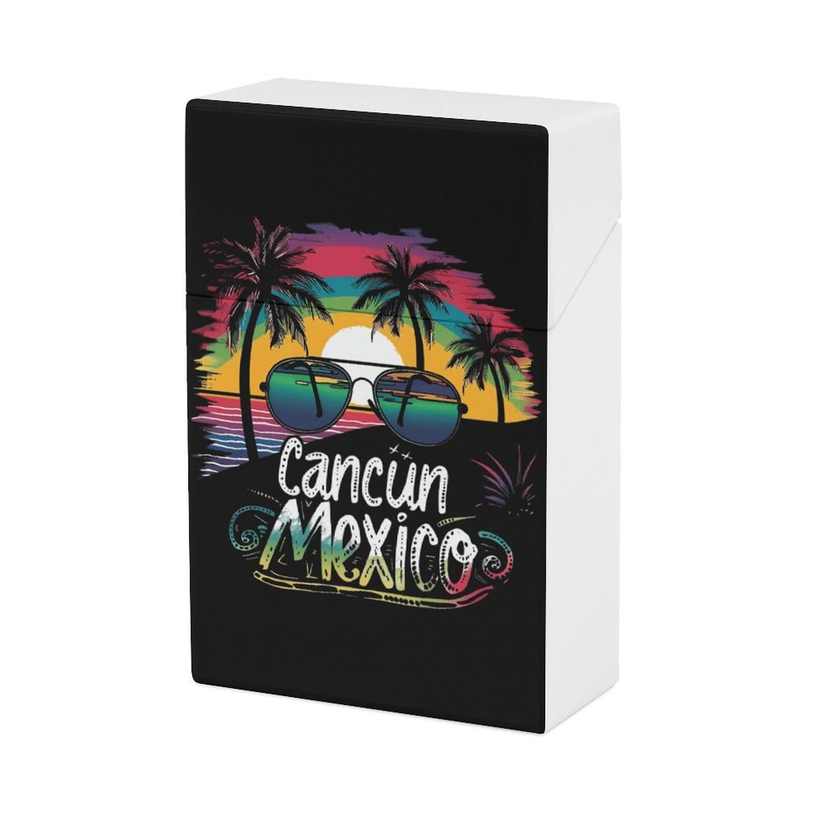 Cancun Mexico Vacation Beach Portable Cigarette Case Box Cigarettes Holder  Wallet Pocket for Men Women : Amazon.ca: Everything Else