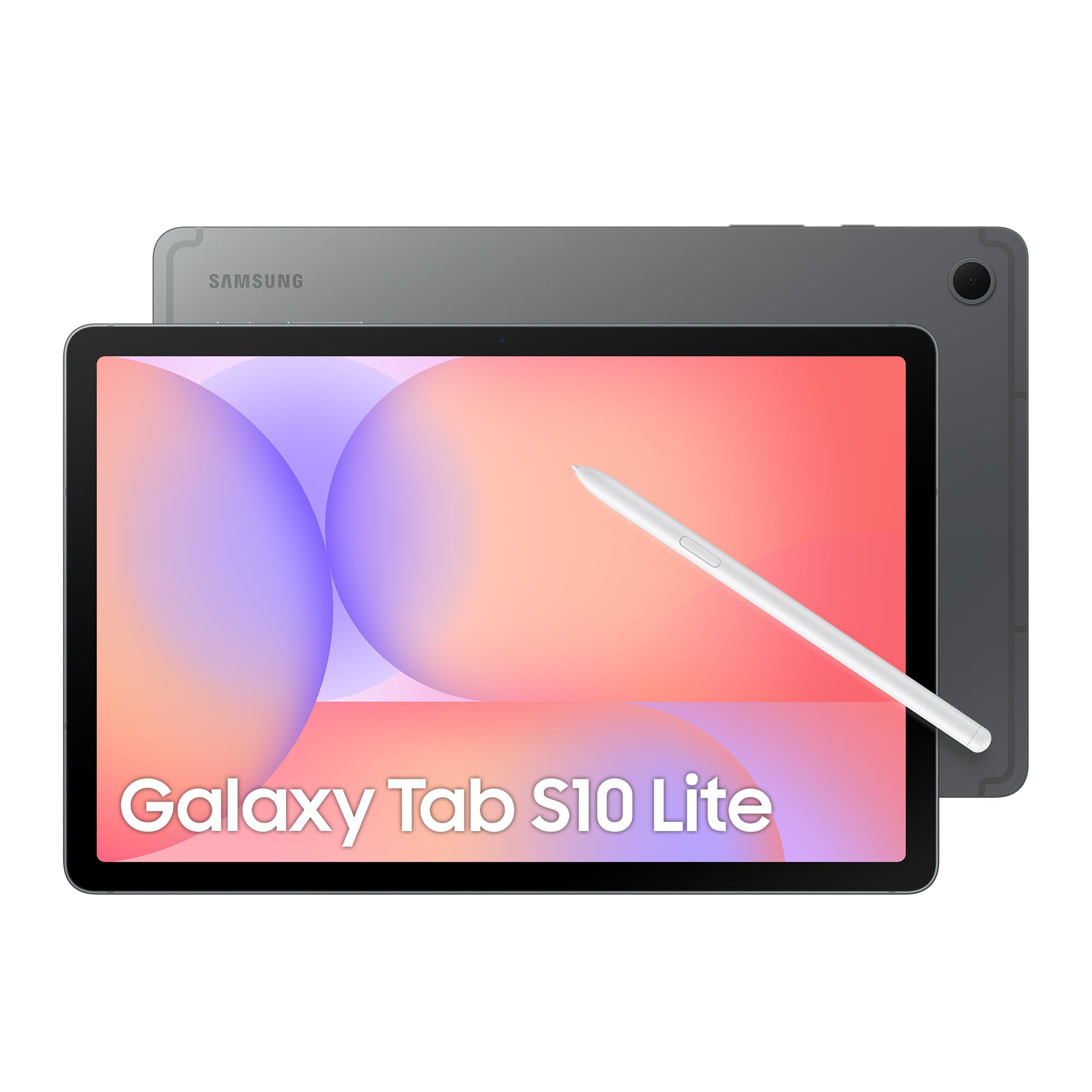 Samsung Galaxy Tab S10 Lite, AI Tablet, 6GB Memory, 128GB Storage, 10.9" 90Hz display, S Pen Included, Long Battery Life, Grey, 3 Year Extended Warranty (UK Version)