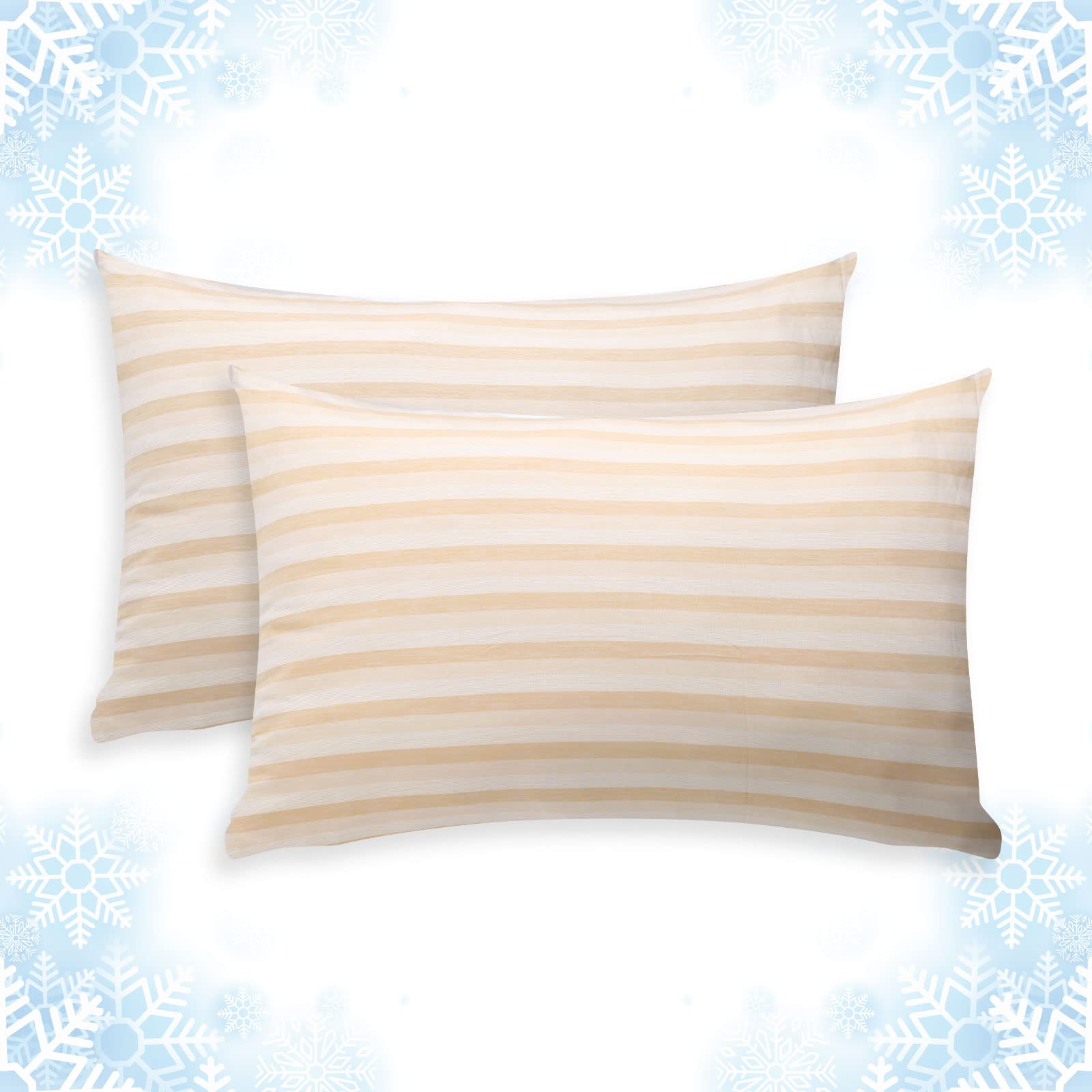 Housses de coussin rafraîchissantes double face régulatrice d'humidité fermeture éclair