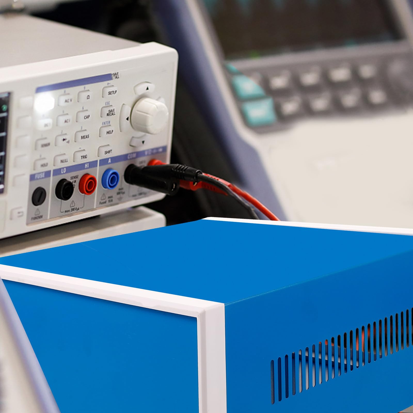 Tragbare Projektbox Metall 115X310X285Mm Elektronik Anschlusskasten im Außenbereich mit wetterfestem Schutz für elektronische Instrumente