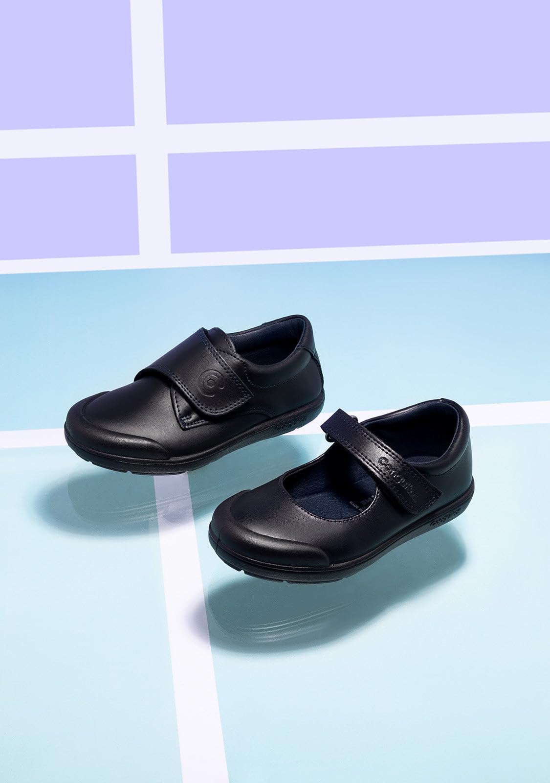 Conguitos Colegiales Piel Lavable Niño Azul Talla 29