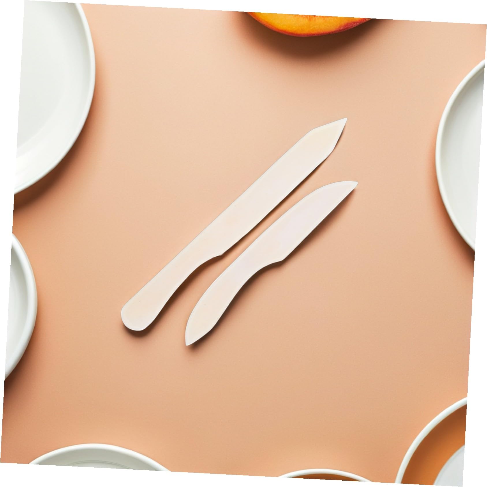 Plegadora de Hueso Blanco Función de Corte y Plegado 2 Piezas para Manualidades y Scrapbooking Adecuado para Oficina y Creación de Tarjetas