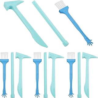 iplusmile Puzzle Toy Kids Tools Set Toddler Hammer Chisel Brush Archaeological Excavation Tool Kit Pretend Playset Dig Kit Toys Kids Science Learning Kit for Age 3+ Boys Girls Kids Tool Kit