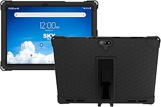 SKYPAD 10 Tablet Case/Sky PAD 10 Tablet Case, (Rear Camera in The Middle) Transwon Silicone Case for Sky Devices SKYPAD 10 Tablet - Black