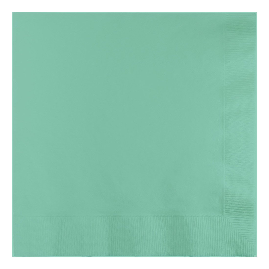 Creative Converting 3-Ply Fresh Mint Lunch Napkin, 6.5