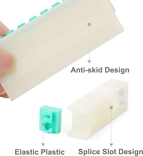 Miniatura 4 de uxcell Juego de sellos de números desmontables, cabeza de goma de 10 dígitos, sellos de números arábigos, sellos de bloque de combinación para