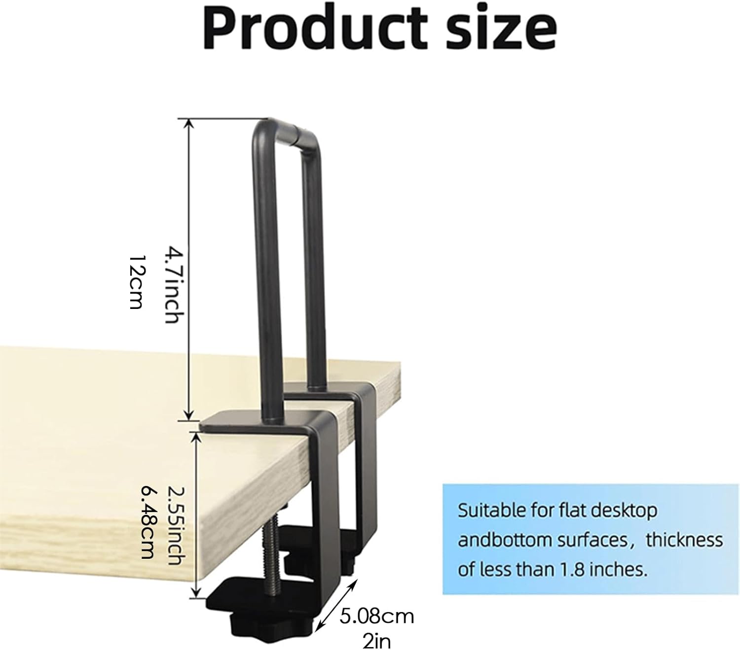 Craft Paper Roll Holder, 2 Pieces Adjustable Desk Poster Dispenser for Wrapping Use, Craft Supply Stands with Smooth Cutting Design for Art Station Classroom Kitchen Drawing Projects