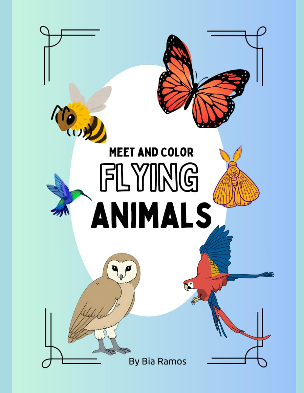 Meeting Flying Animal (Meet and Color)