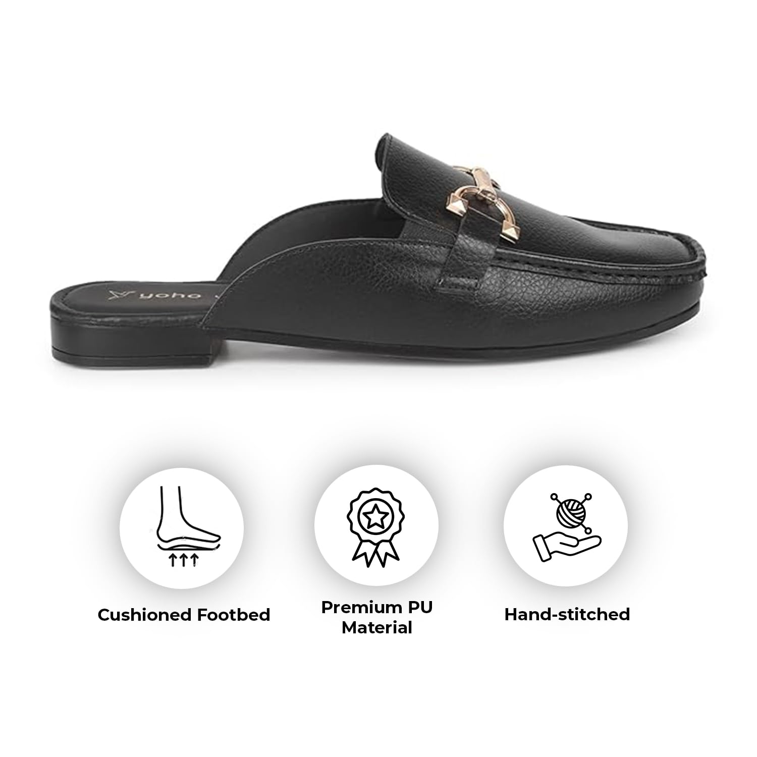 YOHO Bliss Comfortable Slip On Formal Loafer for Women | Stylish Fashion Moccasins Range | Cushioned Footbed Finish | Flexible | Style & All-Purpose YOHO Bliss Comfortable Slip On Formal Loafer for Women | Stylish Fashion Moccasins Range | Cushioned Footbed Finish | Flexible | Style & All-Purpose