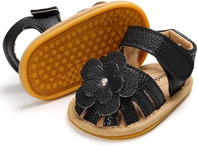 MINBEI Sandales Enfant Fille Sandale Eté Bebe Fille Douces Et Respirantes Fleur Mignon Confortable 31 EU, Rose