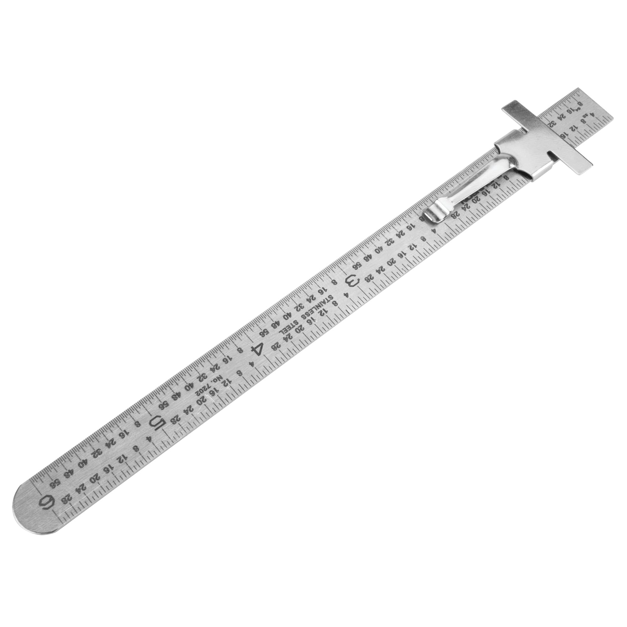 Precision Sliding Depth Gauge - 6 Inch Stainless Steel -1