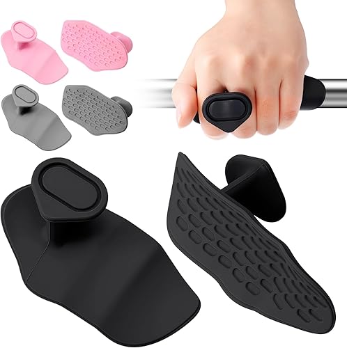 Agarres de entrenamiento antideslizantes, 6 guantes ergonómicos protectores de manos de goma para entrenamiento de fuerza y ejercicio, levantamiento