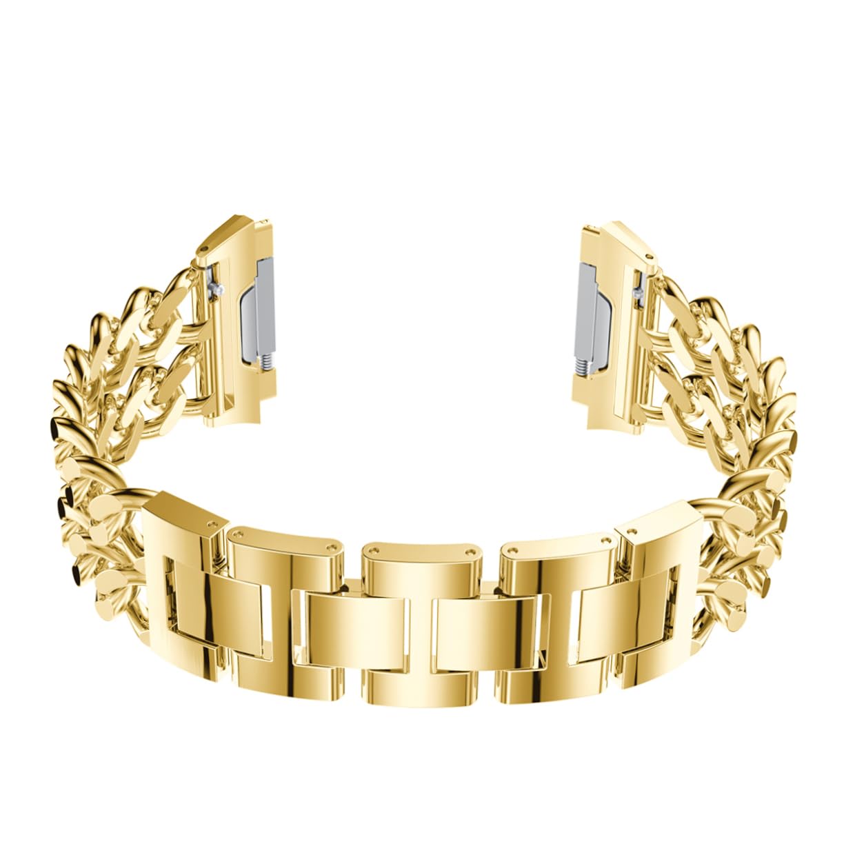 Hemobllo 2 Pièces Bracelet Ionique Bracelet De Montre Ionique e De Montre Intelligente Double Rangée Cowboy Chaîne Denim Chaîne Solide Chaîne En Acier